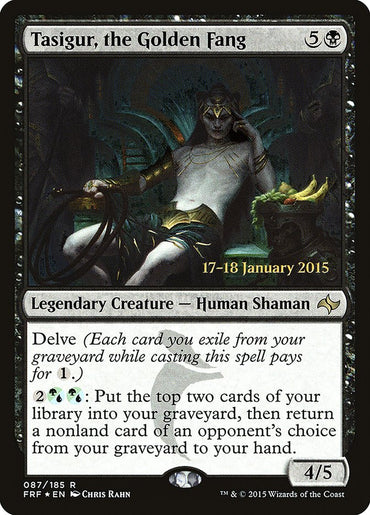 Tasigur, the Golden Fang [Fate Reforged Prerelease Promos] 