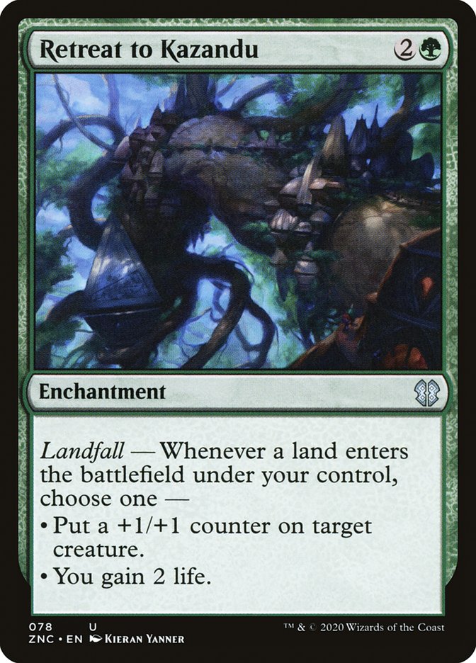 Retreat to Kazandu [Zendikar Rising Commander] 