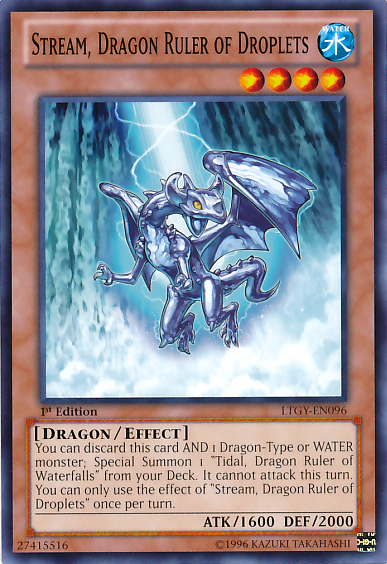 Stream, Dragon Ruler of Droplets [LTGY-EN096] Common 