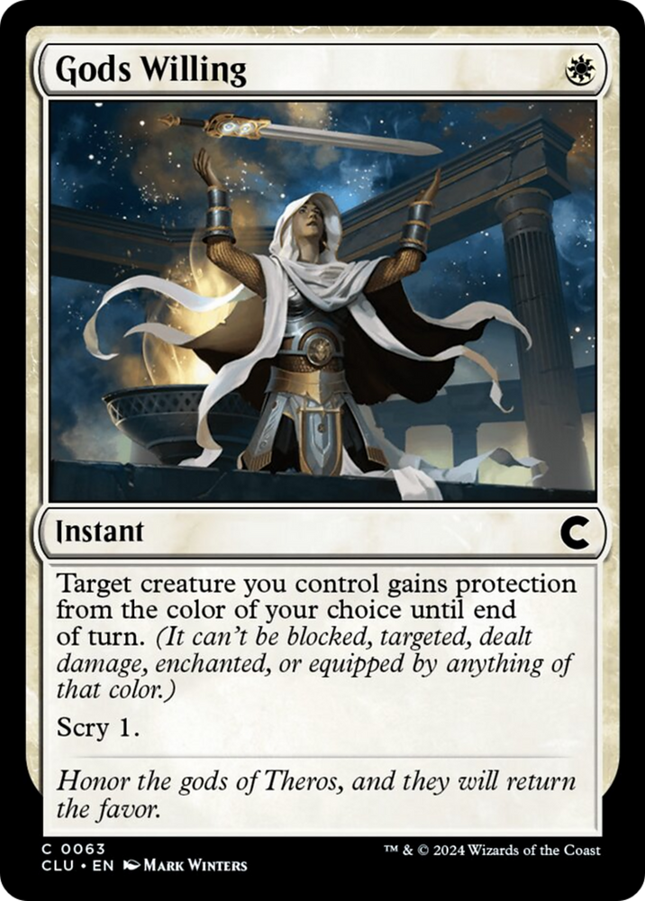 Gods Willing [Ravnica: Clue Edition] 