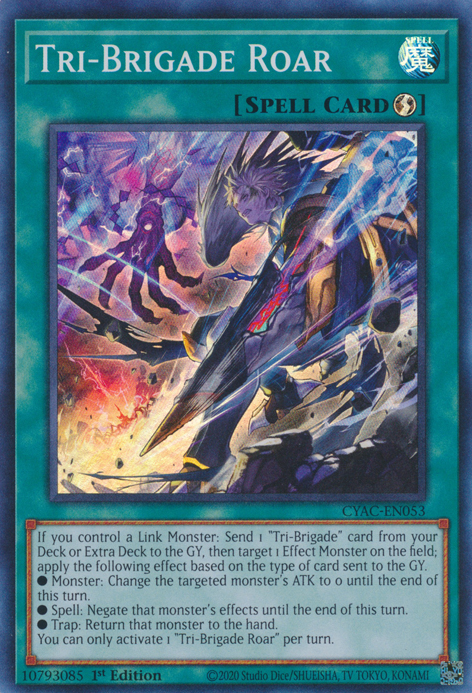 Tri-Brigade Roar [CYAC-EN053] Super Rare 