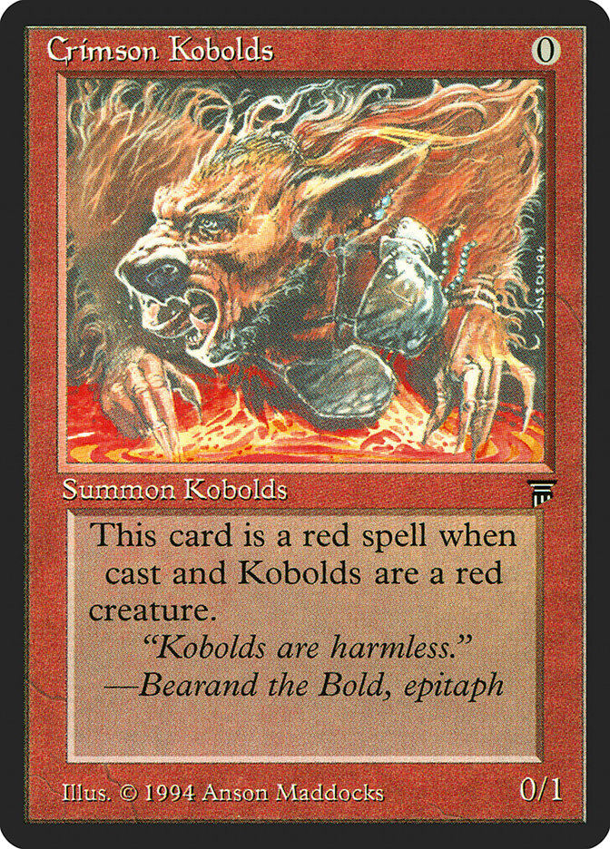 Crimson Kobolds [Legends] 