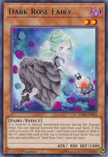 Dark Rose Fairy [LED4-EN024] Rare 