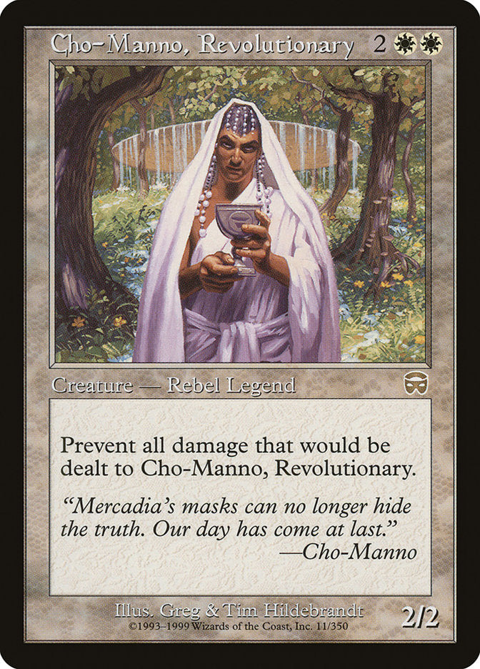 Cho-Manno, Revolutionary [Mercadian Masques] 