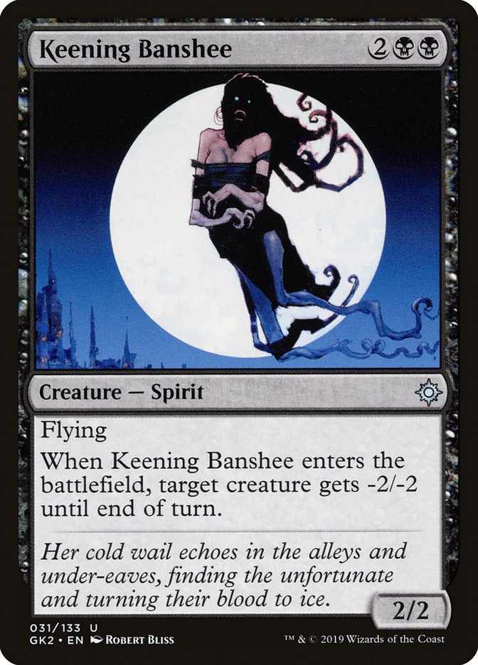 Keening Banshee [Ravnica Allegiance Guild Kit] 