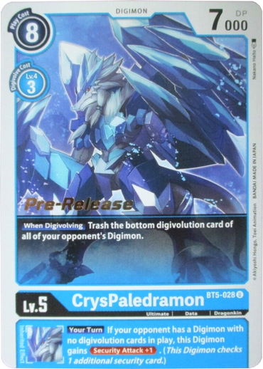 CrysPaledramon [BT5-028] [Battle of Omni Pre-Release Promos]