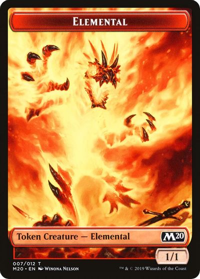 Elemental // Satyr Double-Sided Token [Challenger Decks 2020 Tokens] 