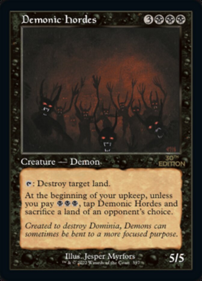 Demonic Hordes (Retro) [30th Anniversary Edition] 