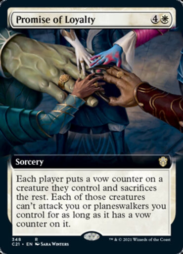 Promise of Loyalty (Extended Art) [Commander 2021] 