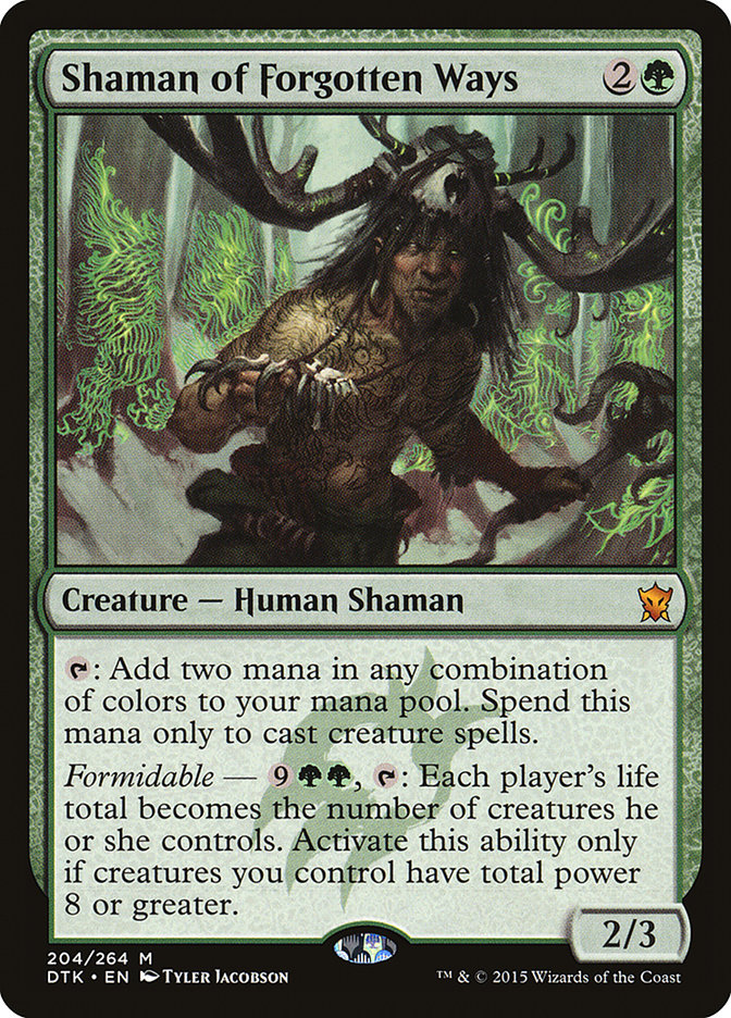 Shaman of Forgotten Ways [Dragons of Tarkir] 