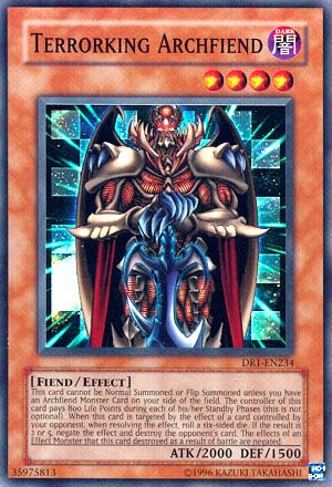 Terrorking Archfiend [DR1-EN234] Super Rare 