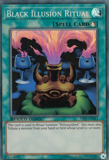 Black Illusion Ritual [STP1-EN011] Super Rare 
