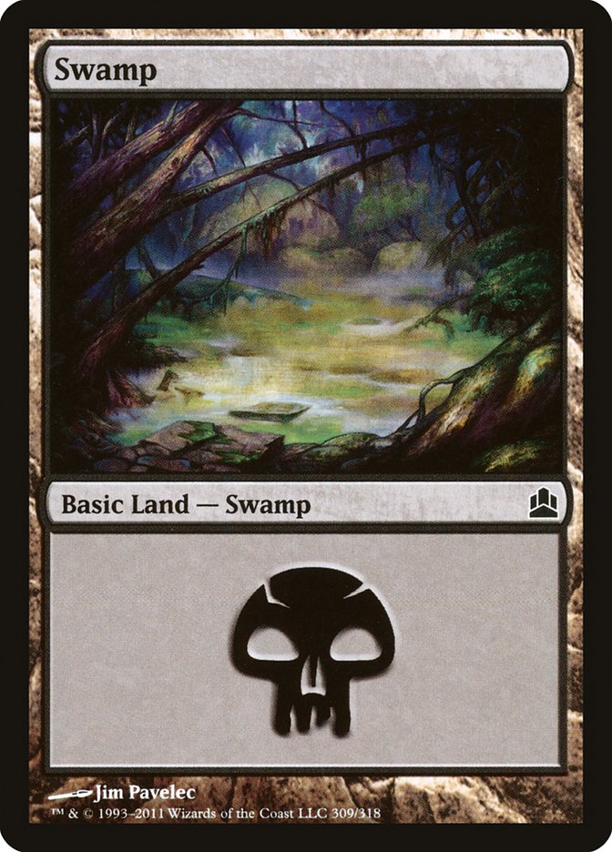 Swamp (309) [Commander 2011] 