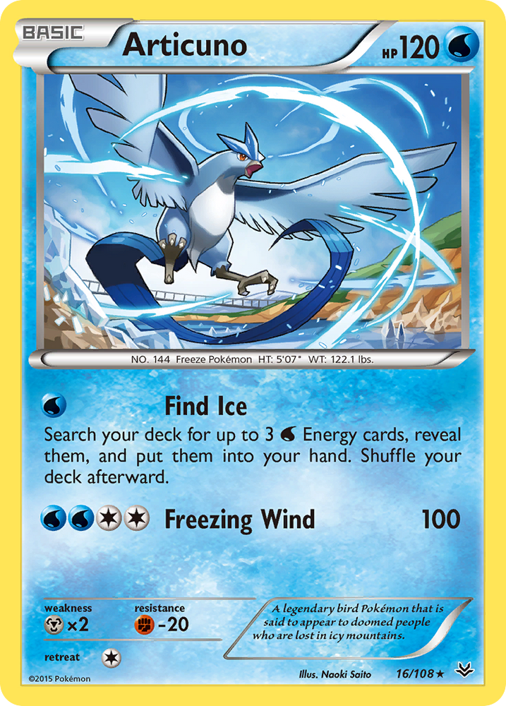 Articuno (16/108) [XY: Roaring Skies]