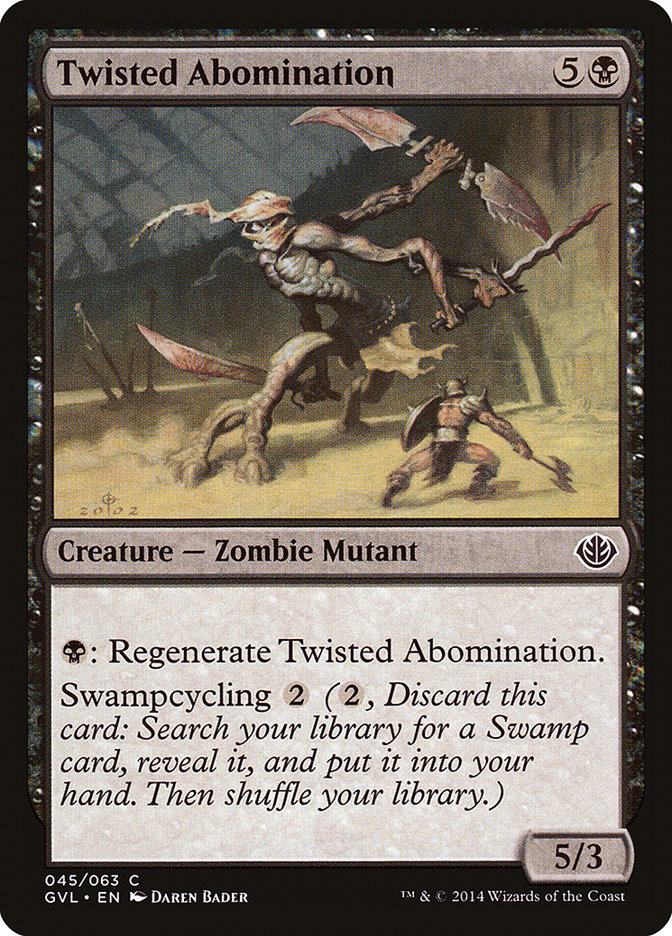 Twisted Abomination (Garruk vs. Liliana) [Duel Decks Anthology] 