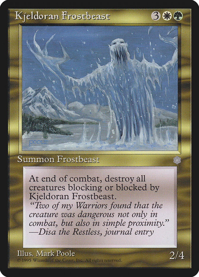 Kjeldoran Frostbeast [Ice Age] 