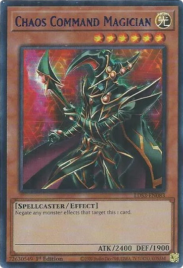 Chaos Command Magician (Blue) [LDS3-EN083] Ultra Rare 