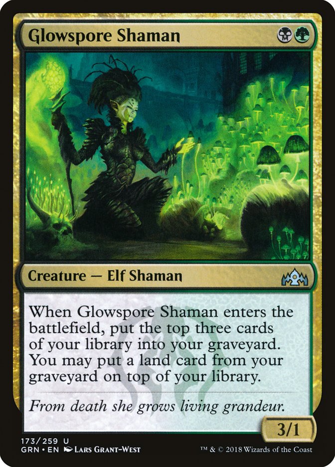 Glowspore Shaman [Guilds of Ravnica] 