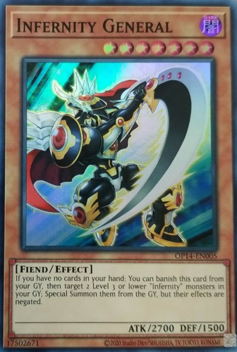 Infernity General [OP14-EN005] Super Rare 
