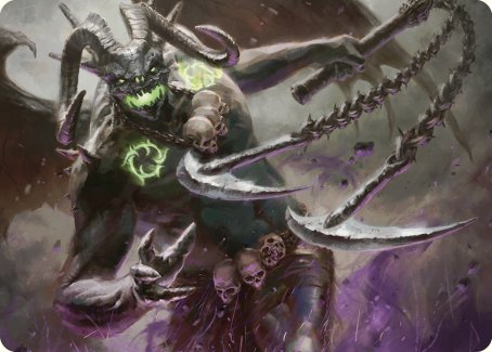 Archfiend of Despair Art Card [Commander Masters Art Series] 