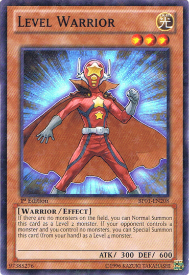 Level Warrior [BP01-EN208] Starfoil Rare 