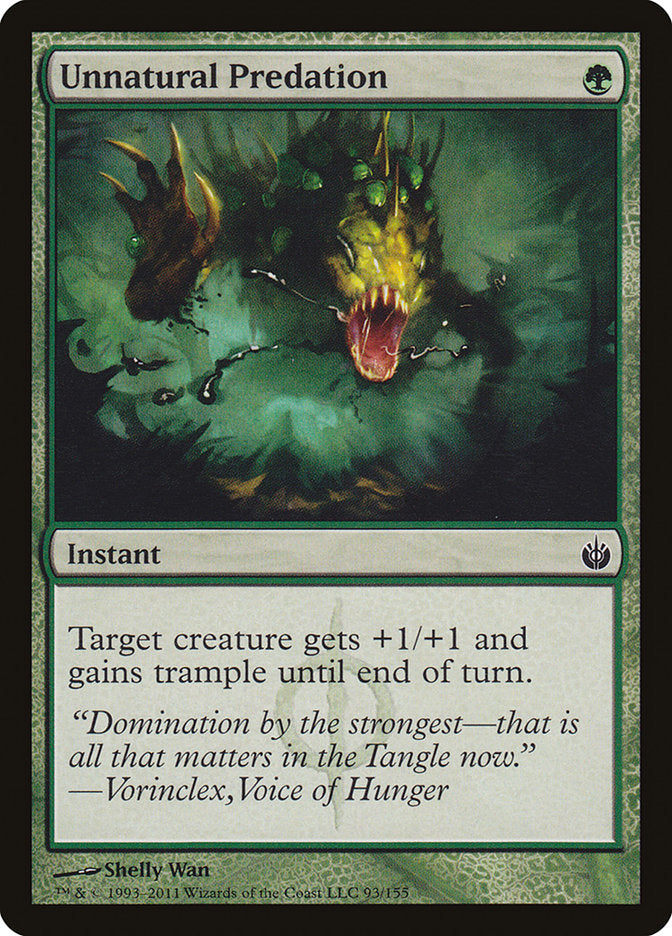 Unnatural Predation [Mirrodin Besieged] 