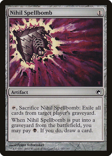 Nihil Spellbomb [Scars of Mirrodin] 