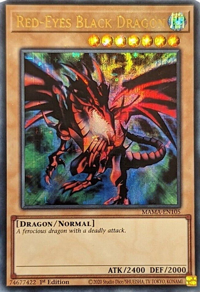Red-Eyes Black Dragon [MAMA-EN105] Ultra Pharaoh's Rare 