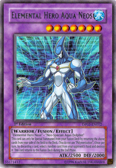 Elemental Hero Aqua Neos [DP03-EN012] Rare 