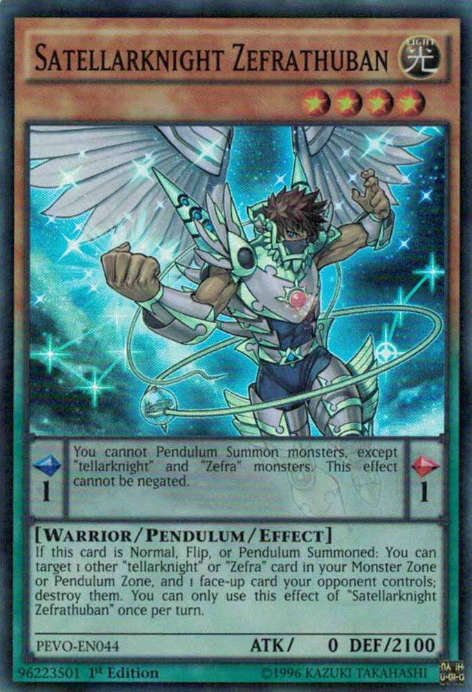 Satellarknight Zefrathuban [PEVO-EN044] Super Rare 