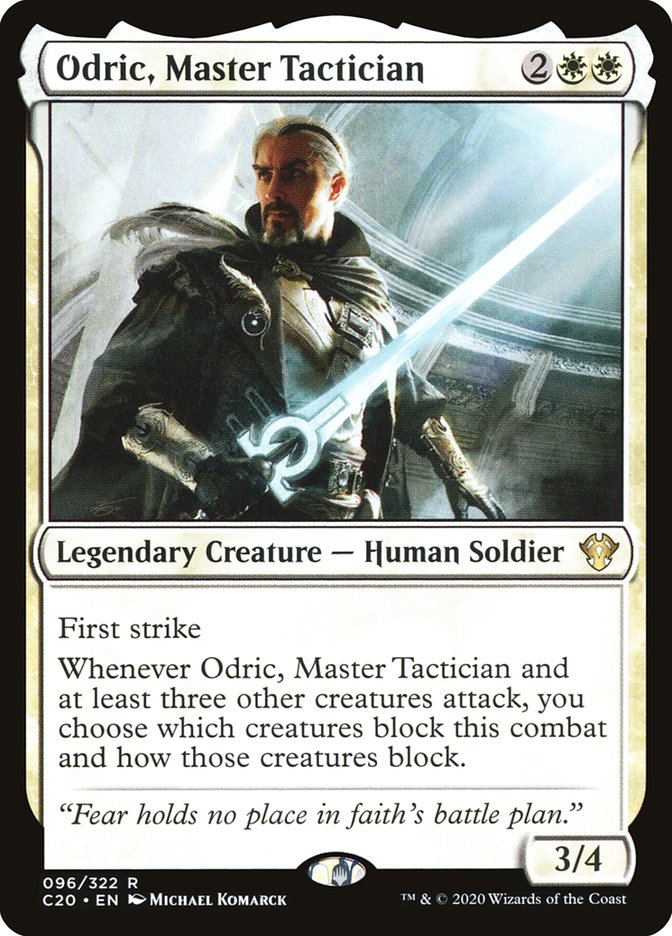 Odric, Master Tactician [Commander 2020] 