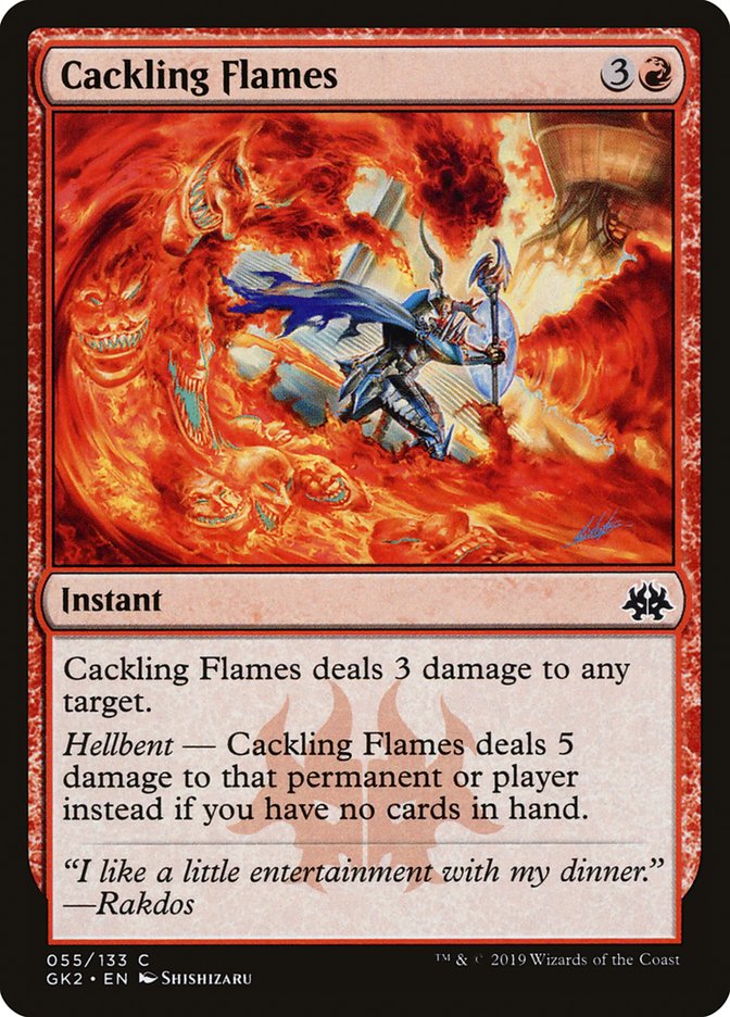 Cackling Flames [Ravnica Allegiance Guild Kit] 