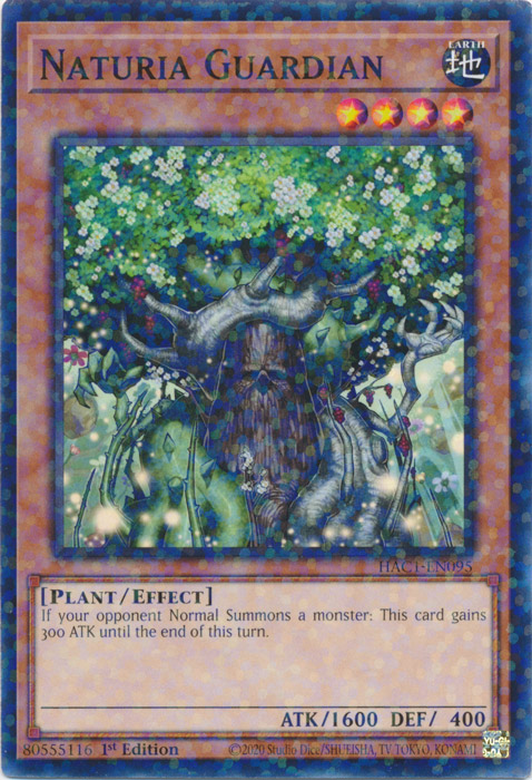 Naturia Guardian (Duel Terminal) [HAC1-EN095] Common 