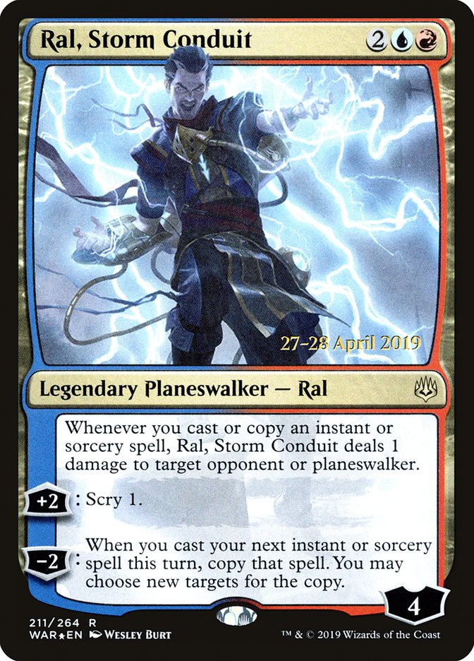 Ral, Storm Conduit [War of the Spark Prerelease Promos] 