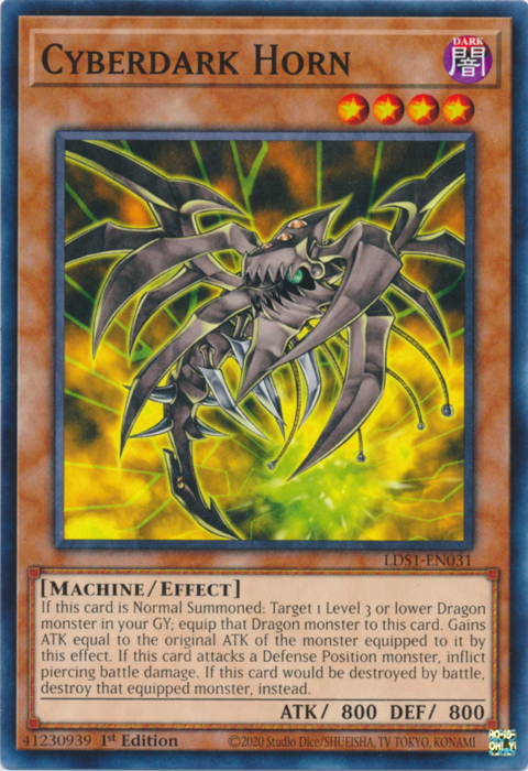 Cyberdark Horn [LDS1-EN031] Common 