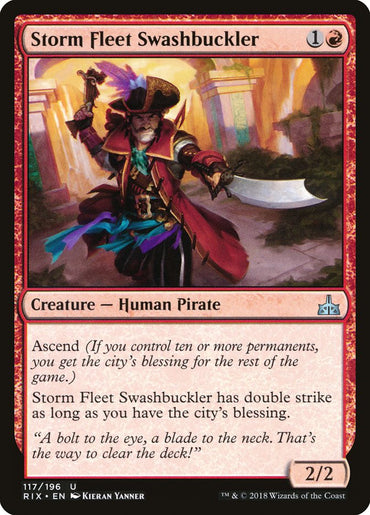 Storm Fleet Swashbuckler [Rivals of Ixalan] 