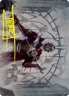 Cemetery Gatekeeper Art Card (Gold-Stamped Signature) [Innistrad: Crimson Vow Art Series] 