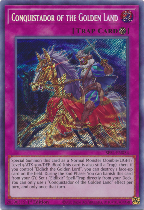 Conqueror of the Golden Land [SESL-EN034] Secret Rare 