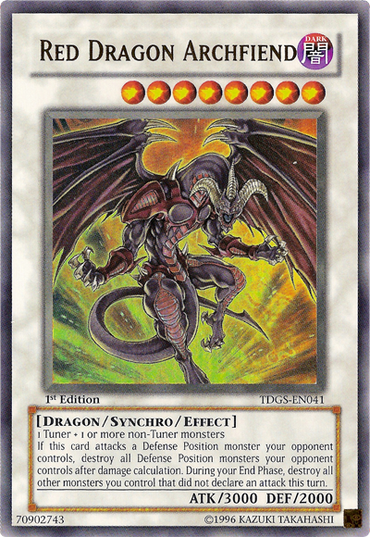 Red Dragon Archfiend [TDGS-EN041] Ultra Rare 