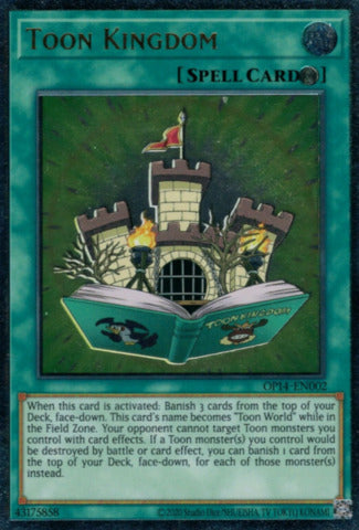 Toon Kingdom [OP14-EN002] Ultimate Rare 