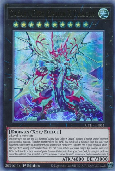 Galaxy-Eyes Cipher X Dragon [GFTP-EN011] Ultra Rare 