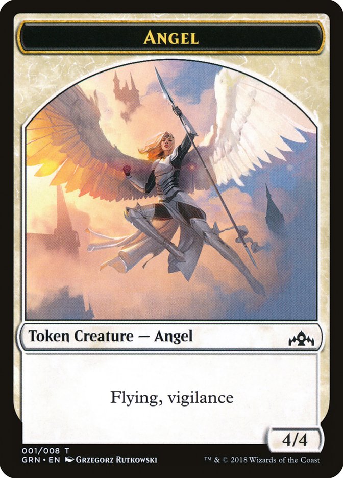 Angel Token [Guilds of Ravnica Tokens] 