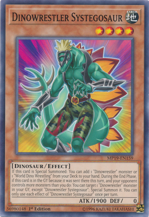 Dinowrestler Systegosaur [MP19-EN159] Common 