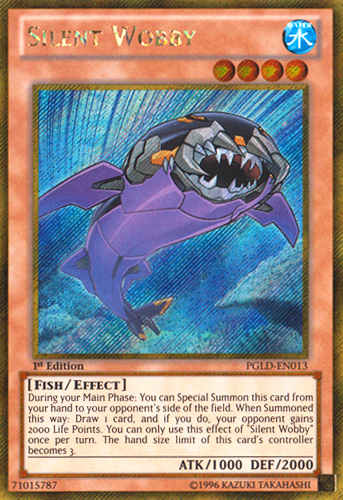 Silent Wobby [PGLD-EN013] Gold Secret Rare 