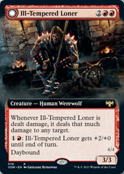 Ill-Tempered Loner // Howlpack Avenger (Extended Art) [Innistrad: Crimson Vow] 