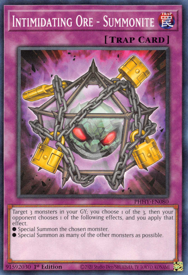 Intimidating Ore - Summonite [PHHY-EN080] Common 
