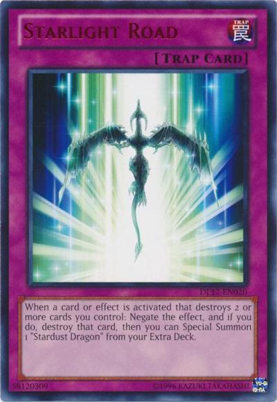 Starlight Road (Blue) [DL17-EN020] Rare 