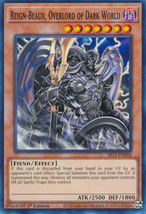 Reign-Beaux, Overlord of Dark World [SR13-EN004] Common 