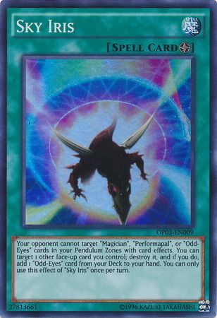 Sky Iris [OP03-EN009] Super Rare 