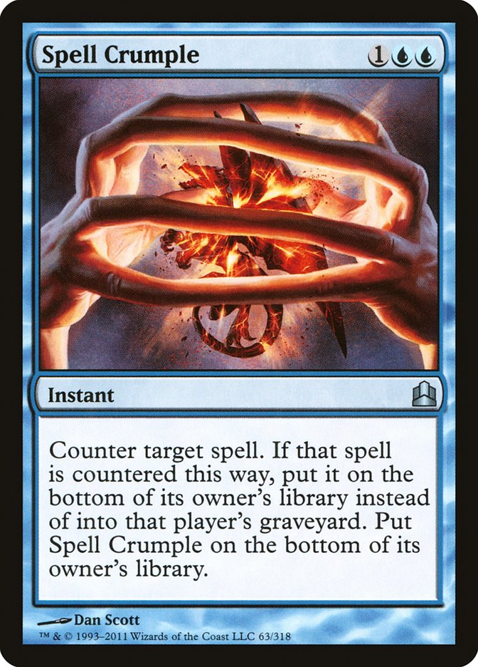 Spell Crumple [Commander 2011] 